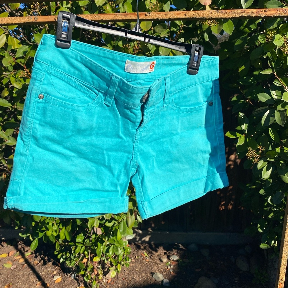 G by Guess Vibrant Blue Jean Shorts